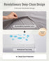 1.3" 71x59 Blissful Diary Thick Baby Play Mat, Playpen Mat with Removable & Washable Cover, Extra Large Crawling Rug