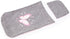 Bayer Dolls 4-in-1 Toy Baby Doll Pram Stroller Cosy Set, Fits Dolls Up to 18" (Pink/Grey)
