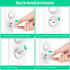 Baby Proofing Outlet Covers with Hidden Handle, 32 Pack Child Proof 3-Prong Electrical Outlet Safety Plug Covers