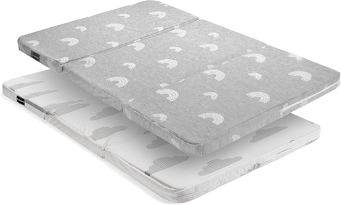 BaeBae Goods Pack (38"x26"x1.5"), Pack Pack w/2 and Play Mattress Pad for Playpen Pad, Playard Mattress for and Play, N