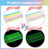 Sotiff 30 Pieces Glow in the Dark Silicone Wristbands for Kids, Adjustable Silicone Charm Bracelets in 6 Colors