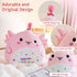 Adorable Axolotl Plush Stuffed Animals, Soft 8 Inch Birthday Gift, Axolotl Plushies Pillow Decor for Kids Boys Girls