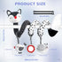 Euyecety Baby Spiral Plush Toys, Black White Stroller Toy, Hanging Rattle Toys for Crib Mobile