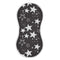 Muslin Baby Burp Cloths, Star Black and White Muslin Bibs, Comfy Soft Absorbent for Newborn Boys and Girls (1 Piece, 22