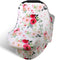Rquite All-in-1 Baby Car Seat Cover, Stretchy Soft Infant Car Seat Canopy, Multi-use Baby Carrier Cover, Stroller Sun