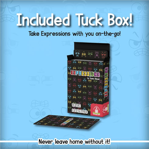Expressions Card Game - Cooperative Interactive Family Game for 2-5 Players, 15 Minute Playtime