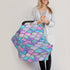 Schgap Mermaid Car Seat Covers Canopy for Baby Nursing Cover Breastfeeding Baby Carrier Cover Stroller Cover for Shower