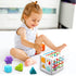 Baby Sensory Shape Sorter Blocks Toy, Montessori Educational Learning Toys for Babies Toddlers 6-18 Months Gifts