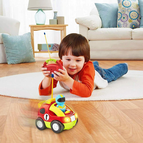 Liberty Imports My First Cartoon RC Race Car Remote Control Toy for Toddlers