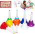 Hand Bells - 8 Note Musical Handbells Set with 10 Songbook, Percussion Instrument for Toddlers and Children