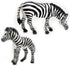Playset Gemini&Genius Zebra Toys - Wild Life Zoo Animal Figurines, African Jungle Animal Action Figure Gift for Kids