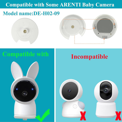 Derebir 2K A4 1/4" Stan(33.7 inch/Camera Baby Cameras Mount Flexible Baby Monitor Holder Stand Shelf Only Compatible