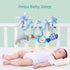 Upscale Trail 5-Piece Set 0-6 1 Deluxe Spiral Plush Toy - Cute Hanging Baby Rattle Animals including Shark Ideal