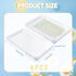 Hushee 6 7.87 4.72 0.6 Inch Pcs Clear Flat Breast Milk Freezer Storage Organizer x x Breastmilk Freezer Flattener Space