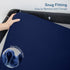 Waterproof Pack and Play Sheets, Fitted 2 Pack Compatible with Graco, 38" X 26" for Baby Playpen/Playard Mattress, Grey