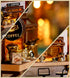 Flever Dollhouse Miniature DIY House Kit, Creative Room with Furniture for Romantic Valentine's Gift (Coffee Time)