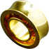 MAGICYOYO Unresponsive Yoyo Ball Bearings - Pack of 2 Golden Plated 10 Ball Bearings + 6 Axles (8MM/10MM/12MM)