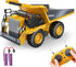 BEWEAI RC Dump Truck Toy for Boys, Remote Control Play Truck Construction Vehicles,