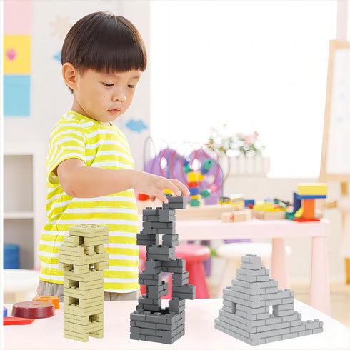 Classic Building Bricks, 340 Pcs Masonry Profile Wall Blocks, Compatible with Major Brands Parts and Pieces, Creative