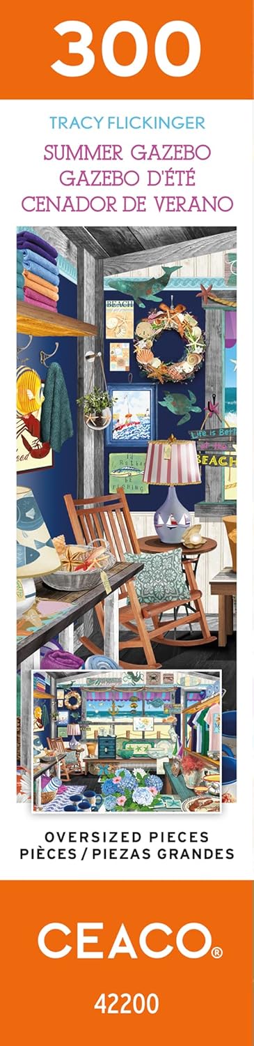 Ceaco - Tracy Flickinger - Sea & Sand Gift Shoppe - 300 Piece Jigsaw Puzzle