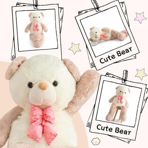 Giant Teddy Bear Stuffed Animals for Girls 4 Feet Big Teddy Bear Plushies Giant Stuffed Animal Large Gifts