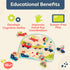 B. toys Vehicles On The Go! Wooden Peg Puzzle, Educational Puzzle for Toddlers, 7 Chunky Pieces