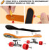 Fingerboard Mini Finger Skateboards Toys - 12PCS Professional Finger Boards Set, Mini Skateboard Starter Kit for Kids