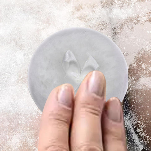 Generic Baby Powder Puff - Soft Skin-Friendly Body Powder Applicator | Portable Round Face Body Puff, Dustproof Powder
