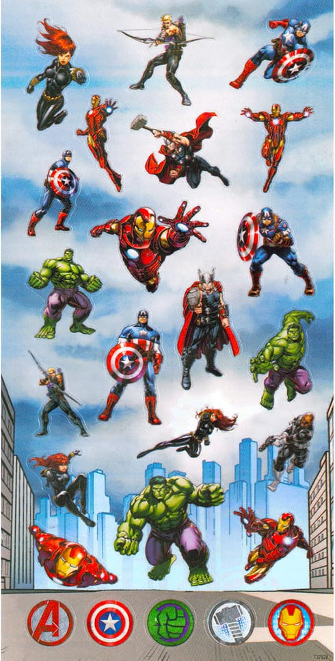 Marvel Avengers Hopper Ball Bundle - Includes 15" Hopper Ball, Avengers Stickers, and Additional Door Hanger for Boys
