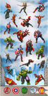 Marvel Avengers Hopper Ball Bundle - Includes 15" Hopper Ball, Avengers Stickers, and Additional Door Hanger for Boys