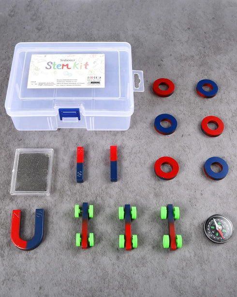 Sntieecr Labs Junior Science Magnetism Set, Science Experiment Tool for Kids and Teens