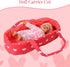 Set, 3-in-1 3-4 Baby Doll Stroller Play Babydoll Stroller with Removable Bassinet Baby Carriage for Dolls Toy Doll