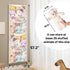 Over The Door Stuffed Animal Storage, Cotton Toy Organizer with 4 Large Pockets for Plush Toys and Baby Supplies
