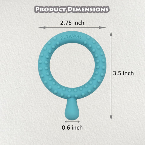 4 Pack Sensory Chew Toys for Autistic Children, Q Shape Teething Toys for Baby, Silicone Necklaces for Kids Adults