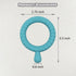 4 Pack Sensory Chew Toys for Autistic Children, Q Shape Teething Toys for Baby, Silicone Necklaces for Kids Adults
