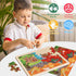 OGYZW 4-6, 4 Packs 24 3-5, Puzzles for Kids Ages Dinosaur Wooden Puzzles, Pieces Puzzles for Kids Ages Preschool