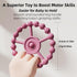 5 Pack 4 0-6 6-12 Stylish Silicone Baby Teething Toys: Teething Rings and Extra Silicone Clip, Teething Rings