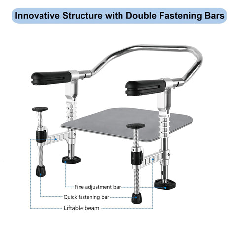 Hook on Chair, Portable Clip on High Chair Use at Most Tables, Table Attached high Chair with Carry Bag, Fast Table