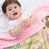 Personalized Baby Blankets for Boys Girls, Custom Name Print Yellow Baby Blanket, Soft Minky Dot Receiving Blanket