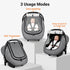 2 Rquite Car Seat Cover Baby, Carseat Covers Boy Girl, Layers Window -Breathable Mesh & Wind/Sun Shade, Infant Car Seat