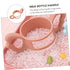 Milk Bottle Handle and Feeder Handle for Wide Mouth Bottles Portable Silicone Compatible Accessory for Newborns