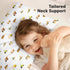14X20 Set KeaBabies Toddler Pillow with Pillowcase, Jumbo - Soft Organic Cotton Toddler Pillows for Sleeping - Machine