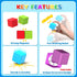 Magnetic Building Blocks, 1.65 inch Large Stacking Cubes for Toddlers, Montessori Toys (36 PCS)