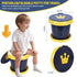 SunnySmile portable, foldable potty seat for toddler, Training Toilet Seat Emergency Toilet for Car, Camping, Outdoor