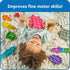 hand2mind Counting Numberblocks Sensory Bubble Poppers, Push Pop Fidget Toys, Keychains for Kids, Math Manipulatives