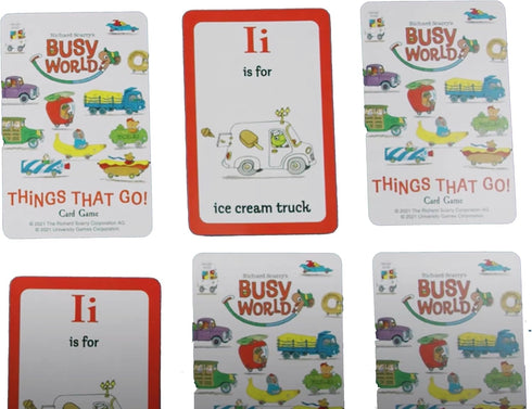 Briarpatch Richard Scarry's Busy World Things That Go! Card Game