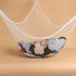 Stuffed Animal Hammock, Toy Storage Net, LXUNYI Jumbo Wall Corner Organizer for Kids' Stuffed Animals (White)