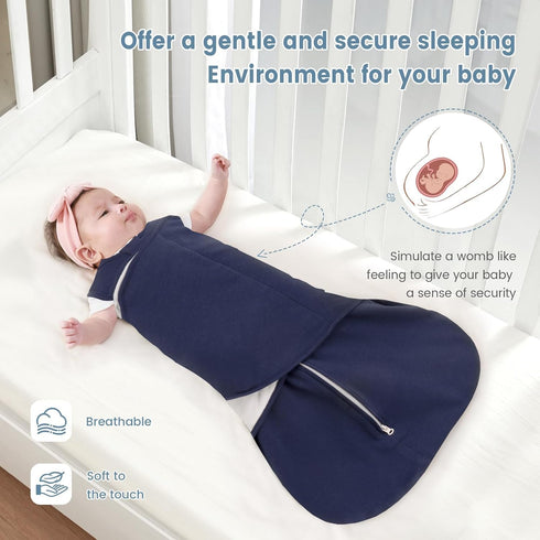 1.0 100% 0-6 ZIGJOY Sleep Sack Swaddle Tog Baby Wearable Blanket Cotton Baby Swaddle Blanket for Newborns Months