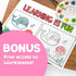 Set 10 Teacher-Recommended TinyGeeks Jumbo Pencils - of Triangle-Shaped Colored Pencils for Toddlers and Preschoolers