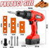 PANPAPA SetToy Set 3 3-5 Electric Power Kids Drill and Screw Drill Include Interchange dirll bits with Realistic Sound